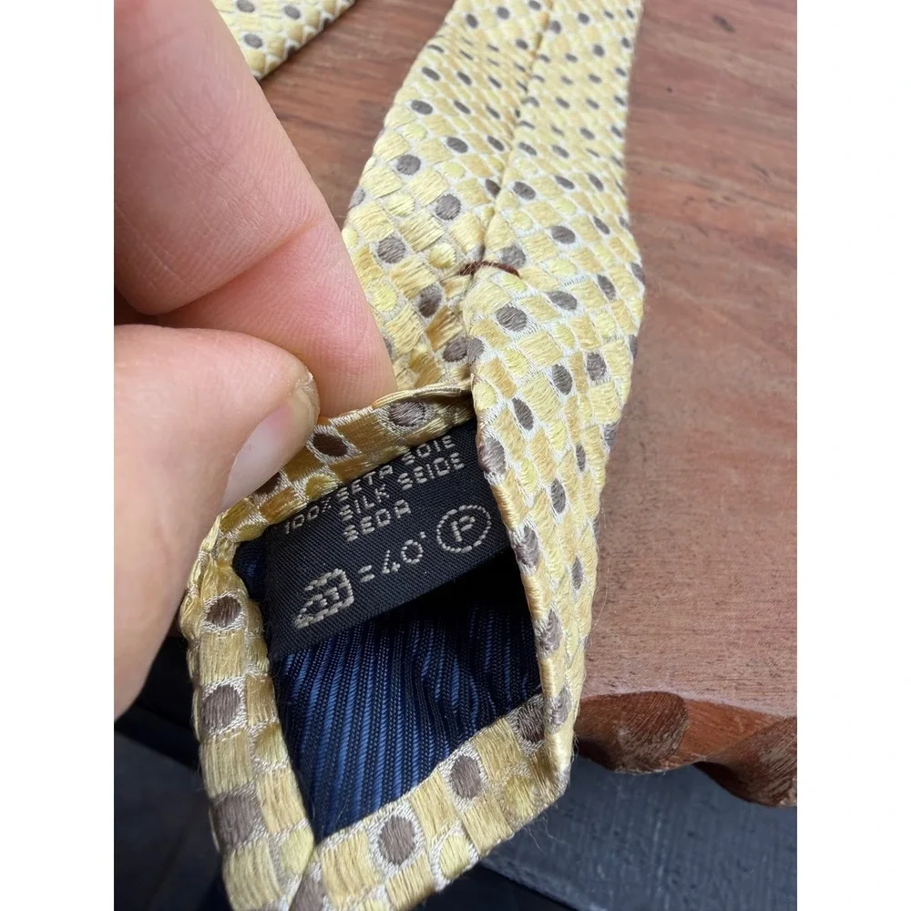 Ermenegildo Zegna Geometric Silk Tie Mens 58